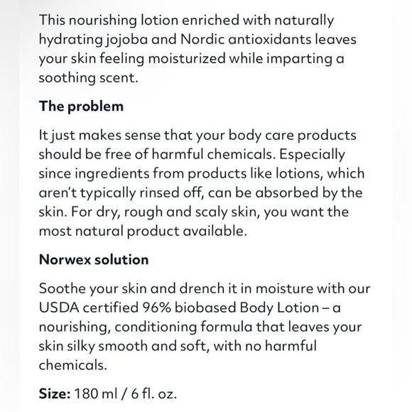 Norwex - Sage Blossom - Body Lotion - 6 fl oz Moisturizing, Clean Beauty - Picture 3 of 3